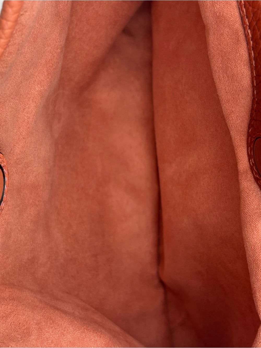Coach Pebbled Leather Peach Lori Tote - Picture 12 of 16